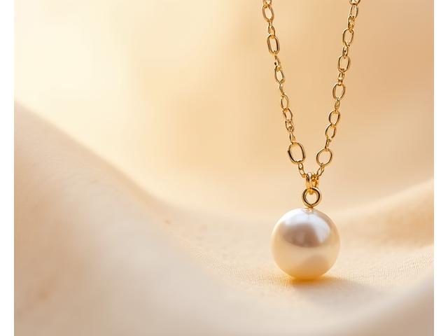 K18ゴールドと真珠のネックレス